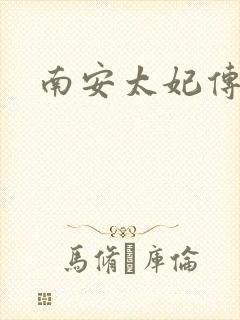 南安太妃传封面