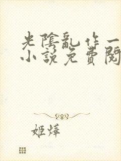 光阴乱作一团的小说免费阅读封面