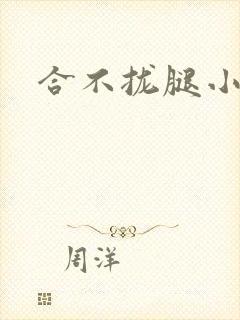 合不拢腿小说
