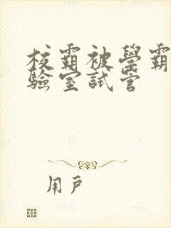 校霸被学霸压实验室试管