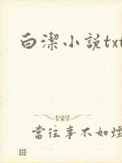 白洁小说txt