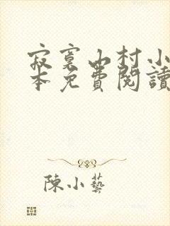 寂寞山村小说全本免费阅读