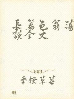 长篇色翁荡熄小说全文