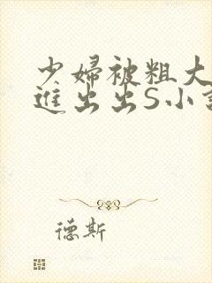 少妇被粗大猛进进出出S小说