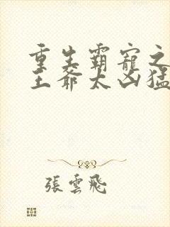 重生霸宠之摄政王爷太凶猛