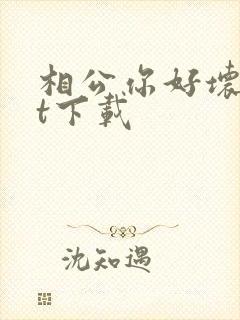 相公你好坏txt下载