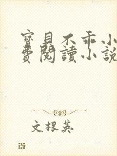 宝贝不乖小说免费阅读小说