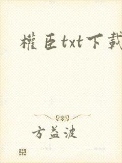 权臣txt下载封面