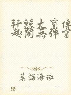 轩辕大宝传奇笔趣阁无弹窗