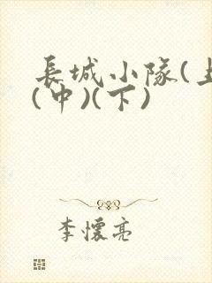 长城小队(上)(中)(下)封面