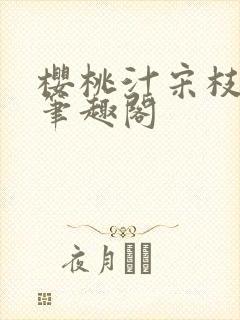 樱桃汁宋枝江野笔趣阁