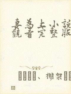 妻为上小说免费观看完整版笔趣阁封面