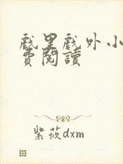 戏里戏外小说免费阅读