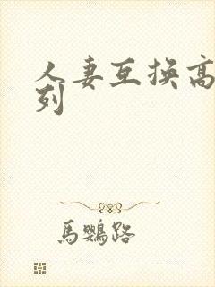 人妻互换高h系列