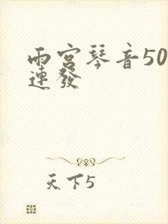 雨宫琴音500连发