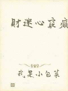 财迷心窍癫婆封面