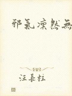 邪气凛然无弹窗