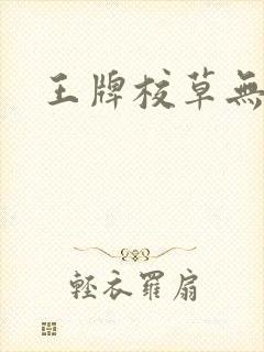 王牌校草无限爱