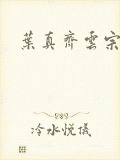 叶真齐云宗免费