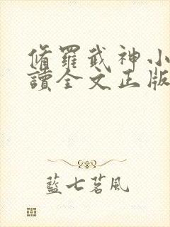 修罗武神小说阅读全文正版