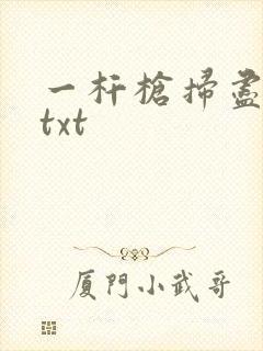 一杆枪扫尽全家txt