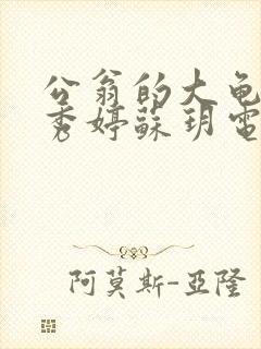 公翁的大龟挺进秀婷苏玥电影