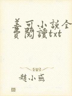 姜可小说全文免费阅读txt封面
