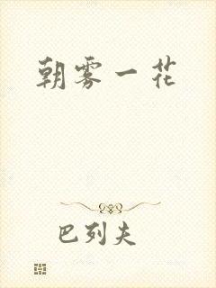 朝雾一花封面