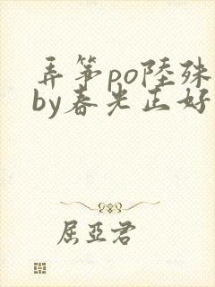 弄筝po陆殊词by春光正好