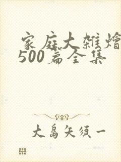 家庭大杂烩小说500篇全集