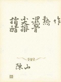 指尖湿热作者糖醋排骨封面