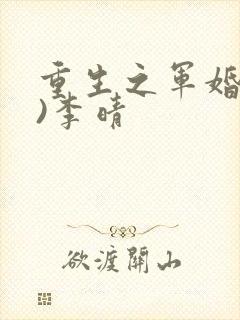 重生之军婚(h)李晴