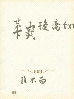 茅山后裔txt下载