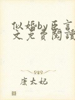 似婚by臣言全文免费阅读笔趣阁封面