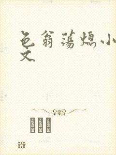 色翁荡熄小说全文封面