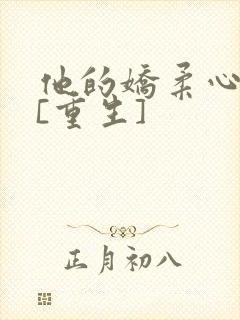 他的娇柔心尖宠[重生]