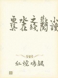 鱼水之欢小说全集在线阅读