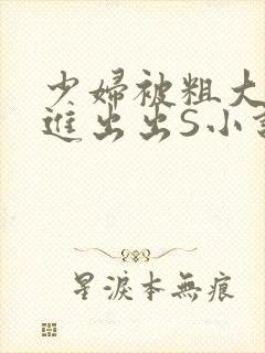 少妇被粗大猛进进出出S小说