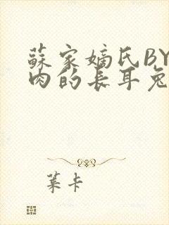 苏家嫡氏BY吃肉的长耳兔