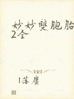 妙妙双胞胎1-2全封面