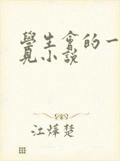 学生会的一己之见小说