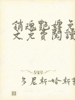 销魂艳婢免费全文免费阅读