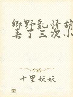 乡野乱情胡秀英丢了三次小说