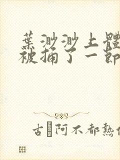 叶渺渺上体育课被捅了一节课封面