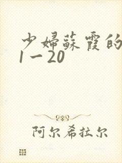 少妇苏霞的沉沦1一20