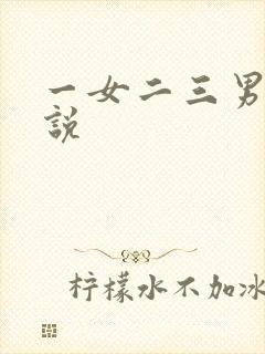 一女二三男事小说