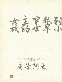 女主穿越到很开放的世界小说封面