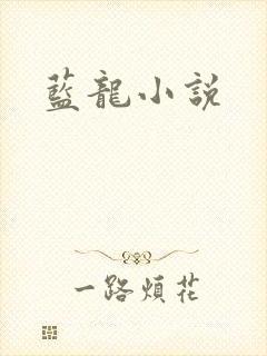 蓝龙小说封面