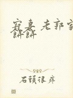 宠妻 老郭家的饼饼