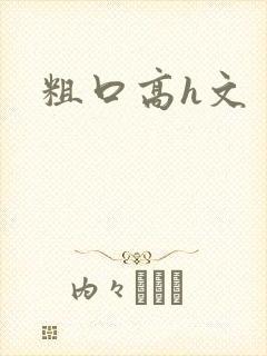 粗口高h文